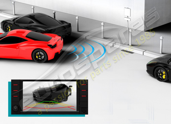 neu ferrari parkkamera-kit teilenummer 70002882