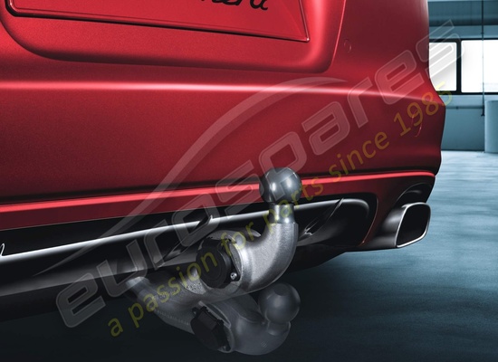 neu porsche elektrisch ausfahrbare anhängerkupplung teilenummer 97004480016