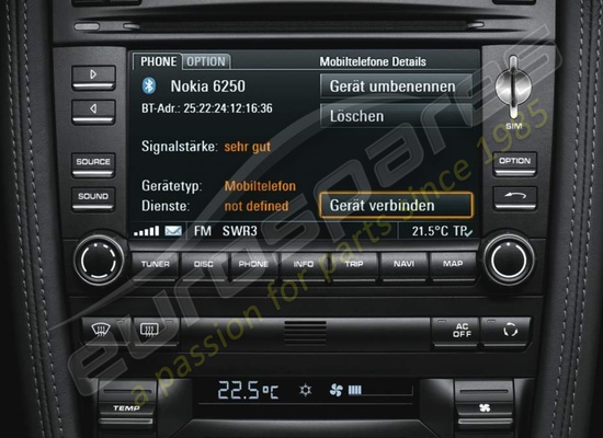 neu porsche teilenummer der mobiltelefonvorbereitung 99704490233