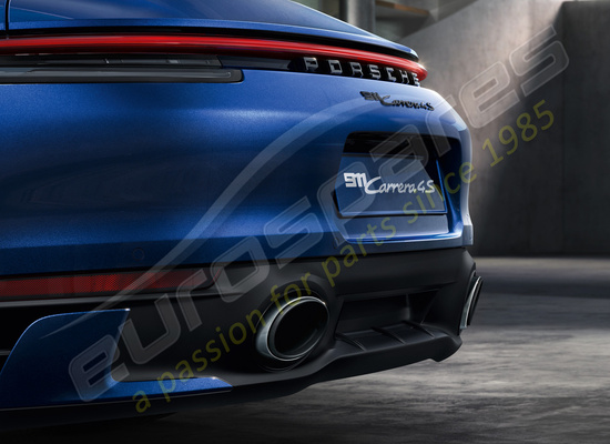 neu porsche teilenummer der sportauspuffanlage 992044213