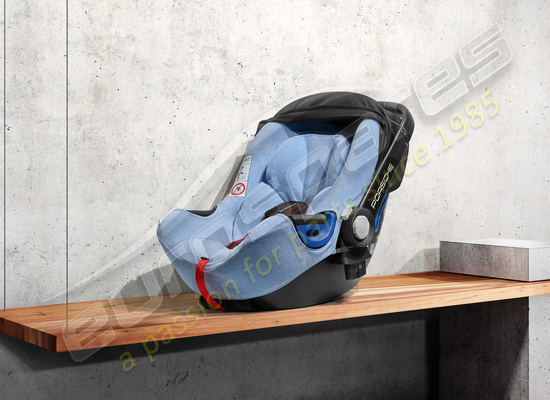neu porsche komfortbezug für porsche babysitz i-size teilenummer 971044065
