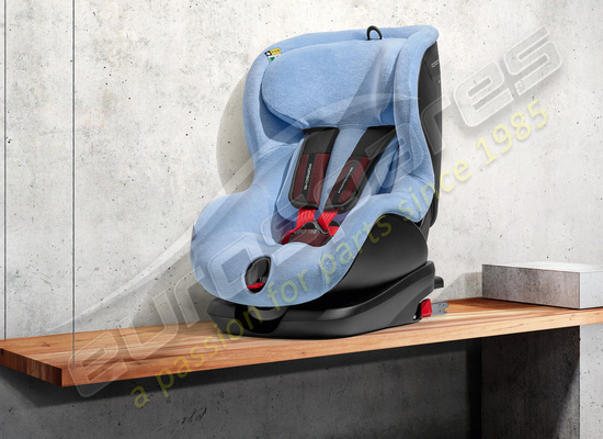 neu porsche komfortbezug für kindersitz i-size. teilenummer 971044066