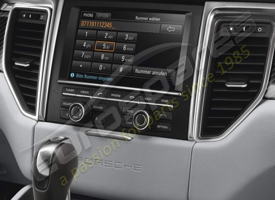 neu porsche teilenummer des telefonmoduls 95b04490015