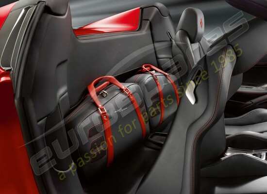 neu ferrari gepäcksätze, 2 taschen für fahrgastraum teilenummer 84064200