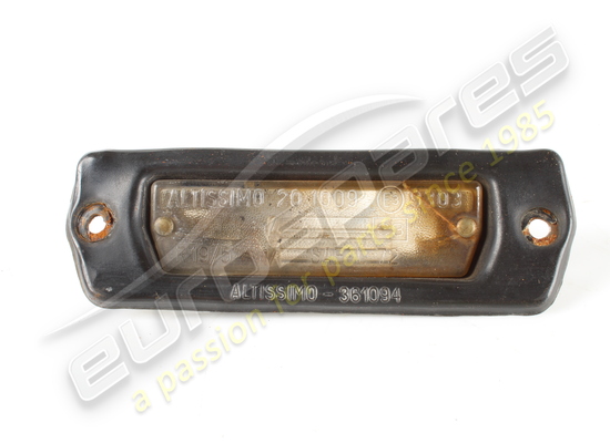 gebraucht ferrari kennzeichenbeleuchtung teilenummer 186180