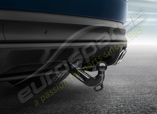 neu porsche elektrisch ausfahrbare anhängerkupplung teilenummer 9y004484007