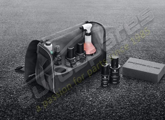 neu porsche autopflegekoffer teilenummer 00004400403