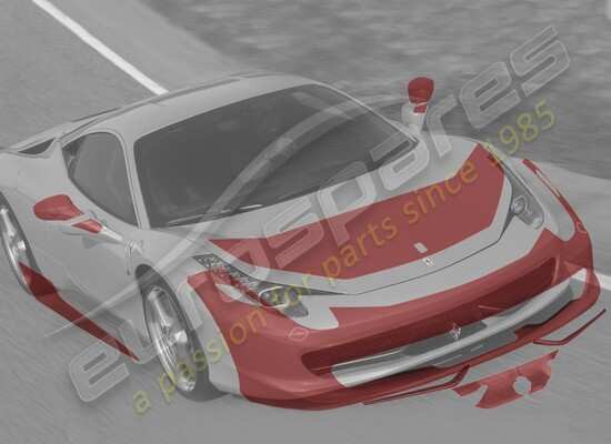 neu ferrari steinschlagschutzfolie komplett teilenummer 70001826
