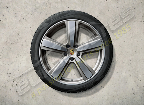 neu porsche 22 zoll exklusiv design sport winterkomplettradsatz teilenummer 9y0044603q