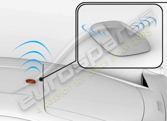 neu ferrari satellitenantennen-kit (sdars) teilenummer 70003020
