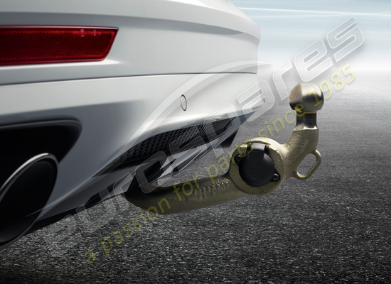 neu porsche elektrisch ausfahrbare anhängerkupplung teilenummer 971044870
