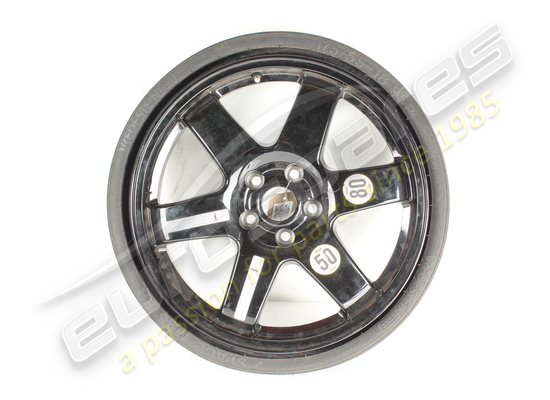 gebraucht maserati ersatzrad, schwarze legierung, teilenummer 670013624