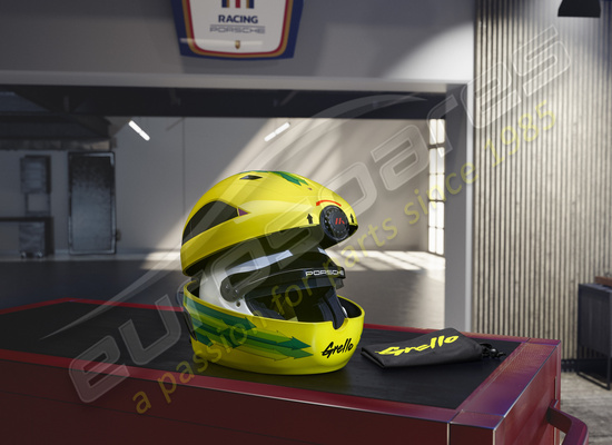 neu porsche helmetui (grello design) teilenummer 992044025