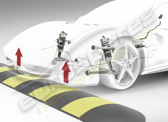 neu ferrari teilenummer des lift-kit für vordere aufhängung 70003461
