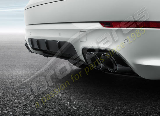neu porsche sportauspuffanlage (kompl ) teilenummer 9y0044222c