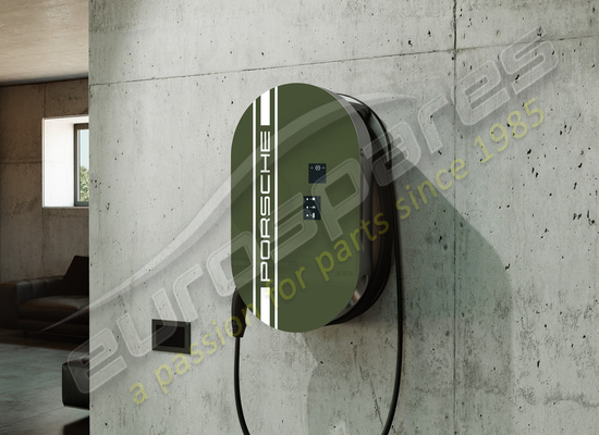 neu porsche designabdeckung für ladestation, teilenummer 9j104400032