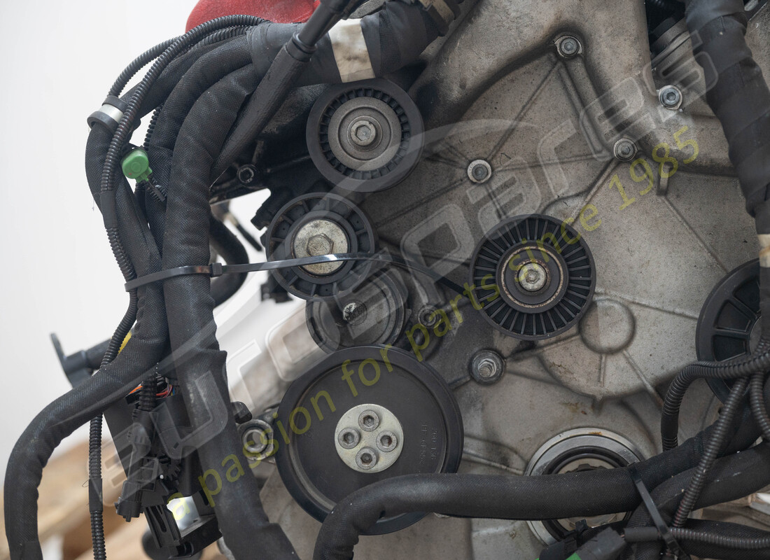 ferrari gtc4 lusso (rhd) motor wird für die demontage vorbereitet #10