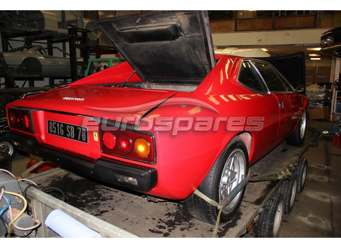 ferrari 308 gt4 dino (1979) mit 76,879 kilometern, vorbereitet für den abbau #3