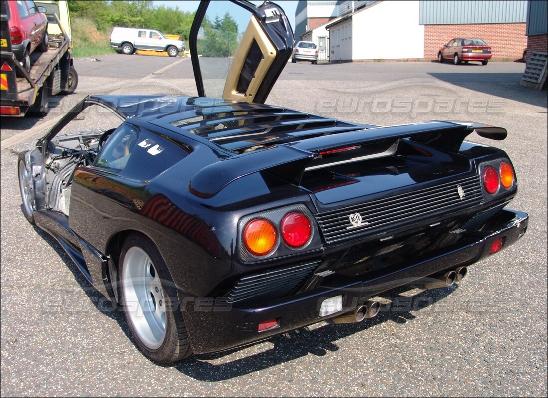 lamborghini diablo se30 (1995) mit 28,485 kilometern, vorbereitet für den abbau #6