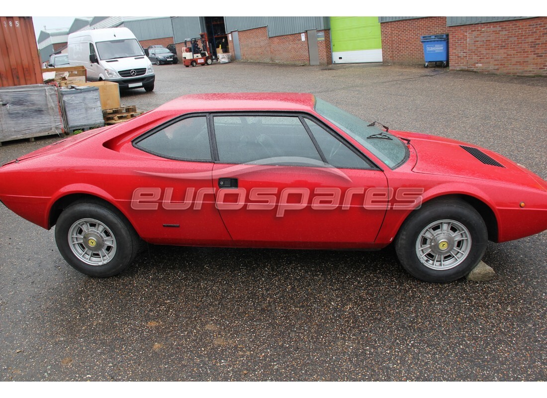 ferrari 308 gt4 dino (1976) mit 4,173 kilometern, vorbereitet für den abbau #6