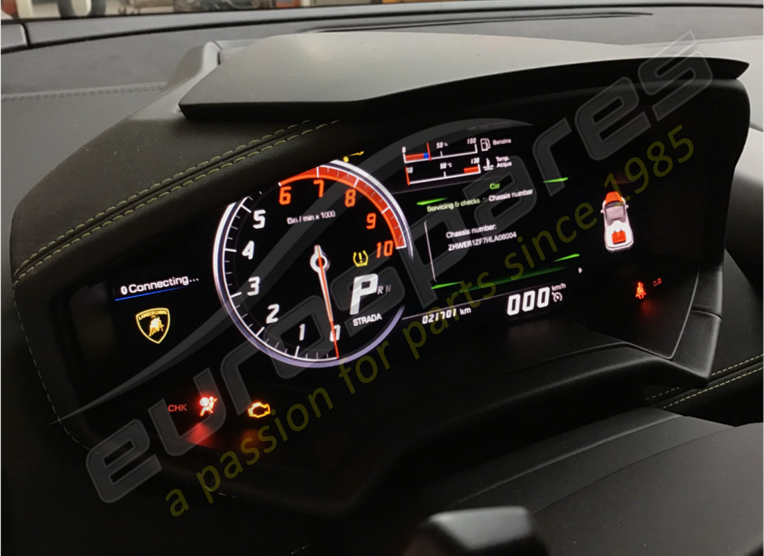 lamborghini 2017 (lp610-4 spyder) mit 21,701 kilometern, vorbereitet für den abbau #13