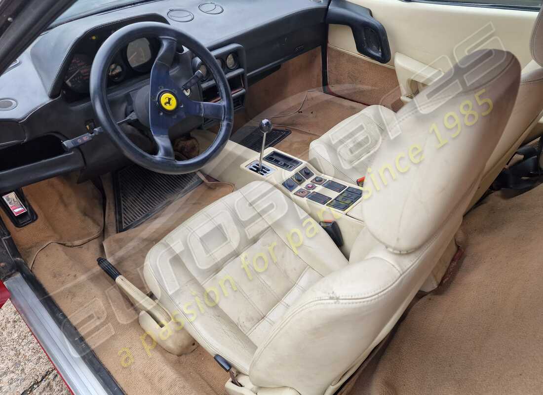 ferrari 328 (1985) mit 28,673 kilometern, vorbereitet für den abbau #9