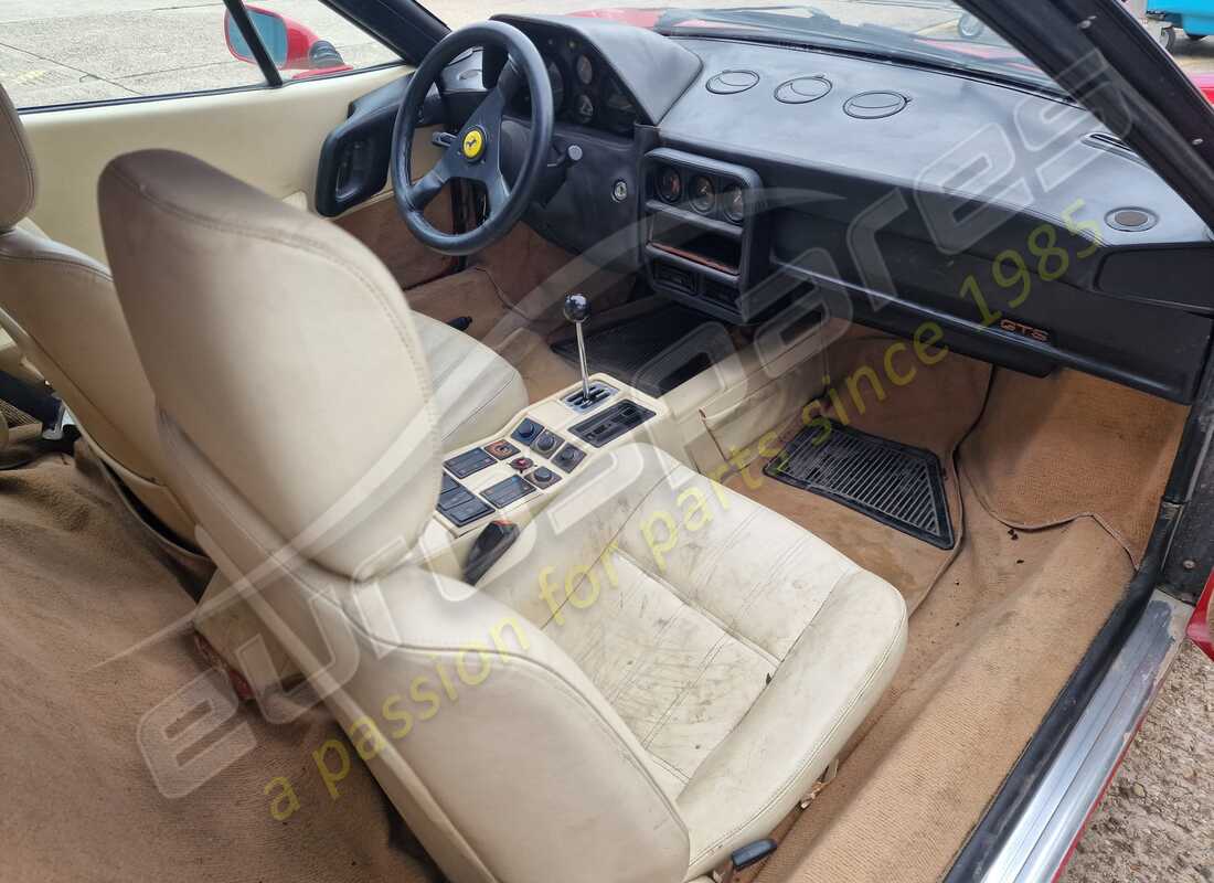 ferrari 328 (1985) mit 28,673 kilometern, vorbereitet für den abbau #10