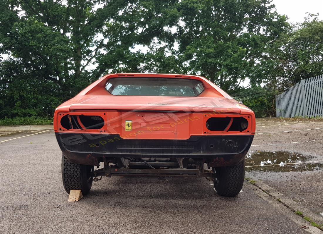 ferrari 308 gt4 dino (1976) with unknown, being prepared for dismantling #4