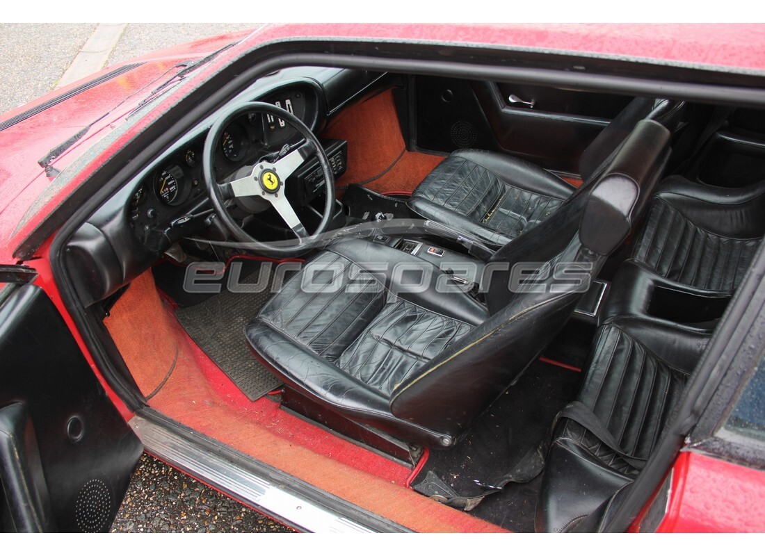 ferrari 308 gt4 dino (1976) mit 4,173 kilometern, vorbereitet für den abbau #7