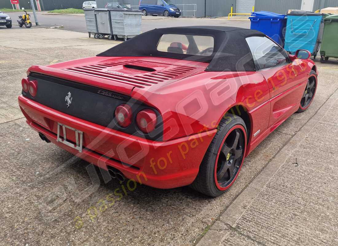 ferrari 355 (2.7 motronic) mit 56683 km, wird für die demontage vorbereitet #5