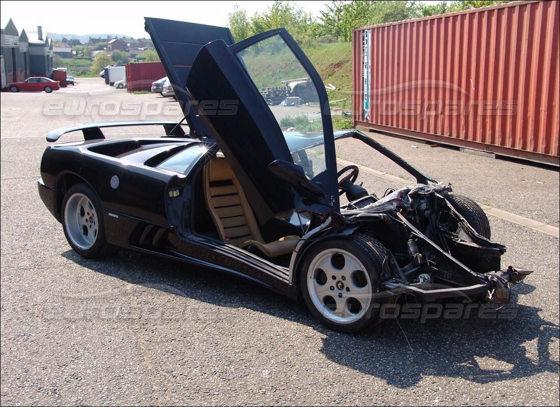 lamborghini diablo se30 (1995) mit 28,485 kilometern, vorbereitet für den abbau #9