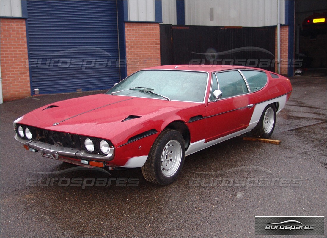 lamborghini espada wird für den abbau bei eurospares vorbereitet