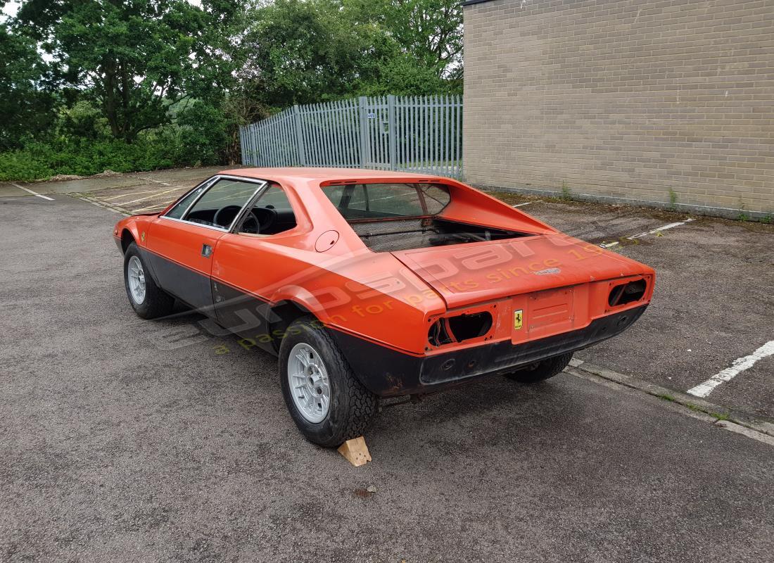 ferrari 308 gt4 dino (1976) with unknown, being prepared for dismantling #3
