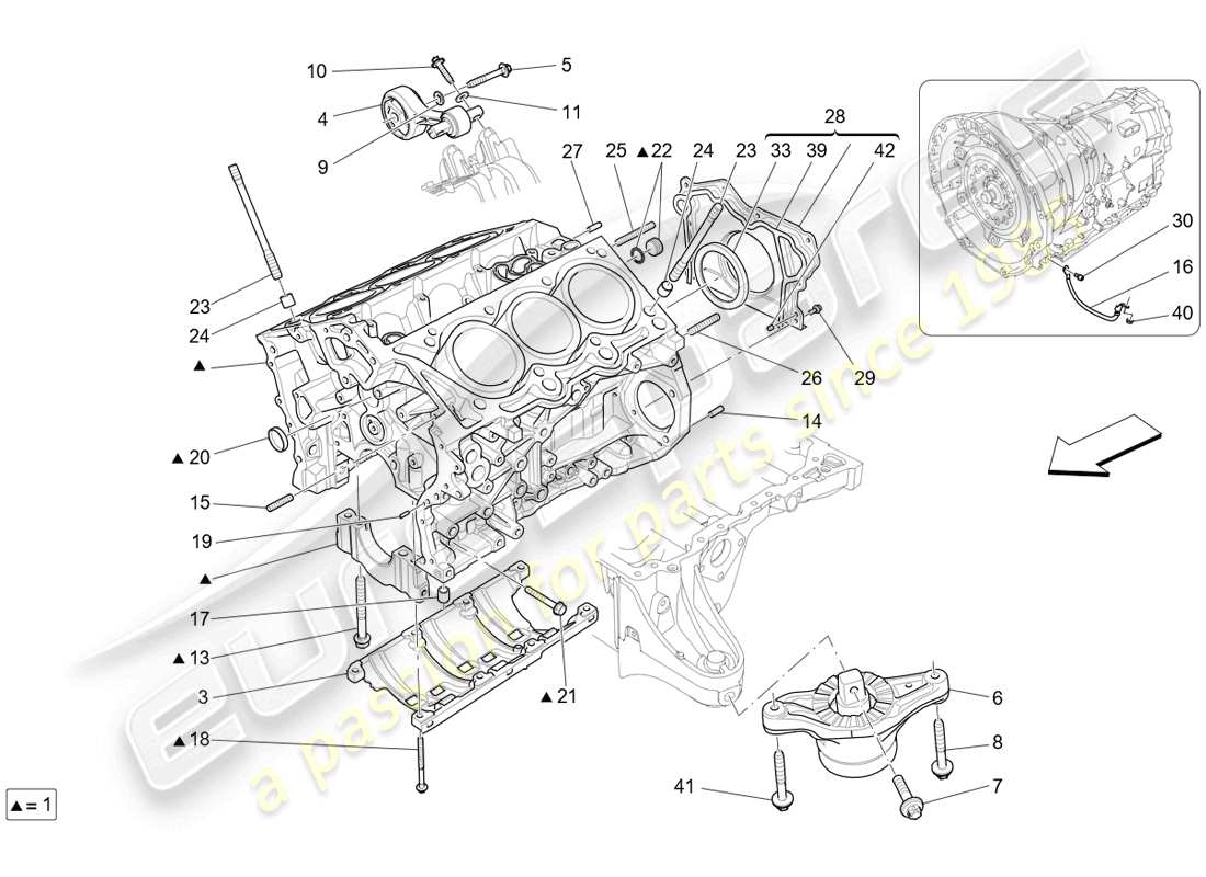 eine teilezeichnung aus dem ferrari 296 challenge teilekatalog