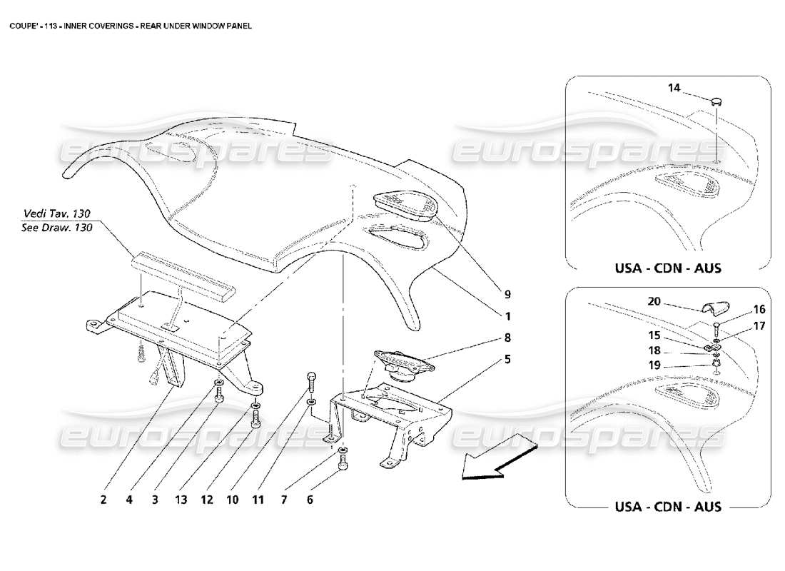 teilediagramm mit der teilenummer 67363400