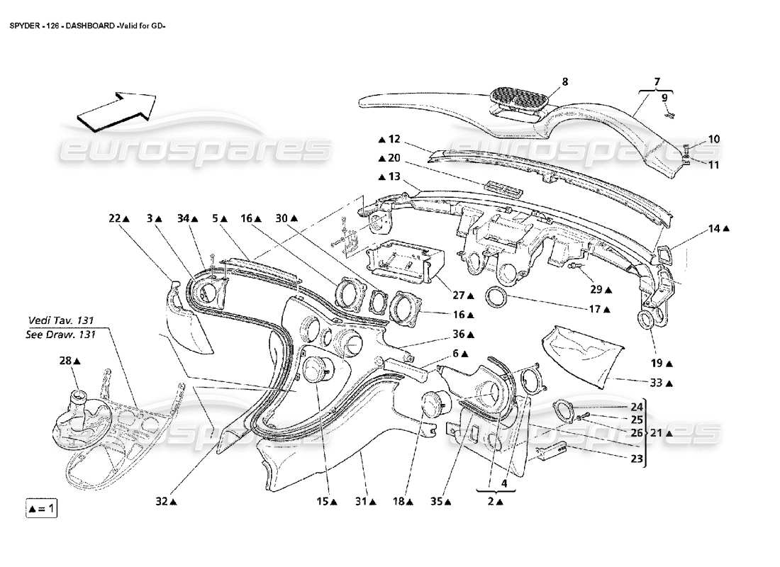 teilediagramm mit der teilenummer 382300006