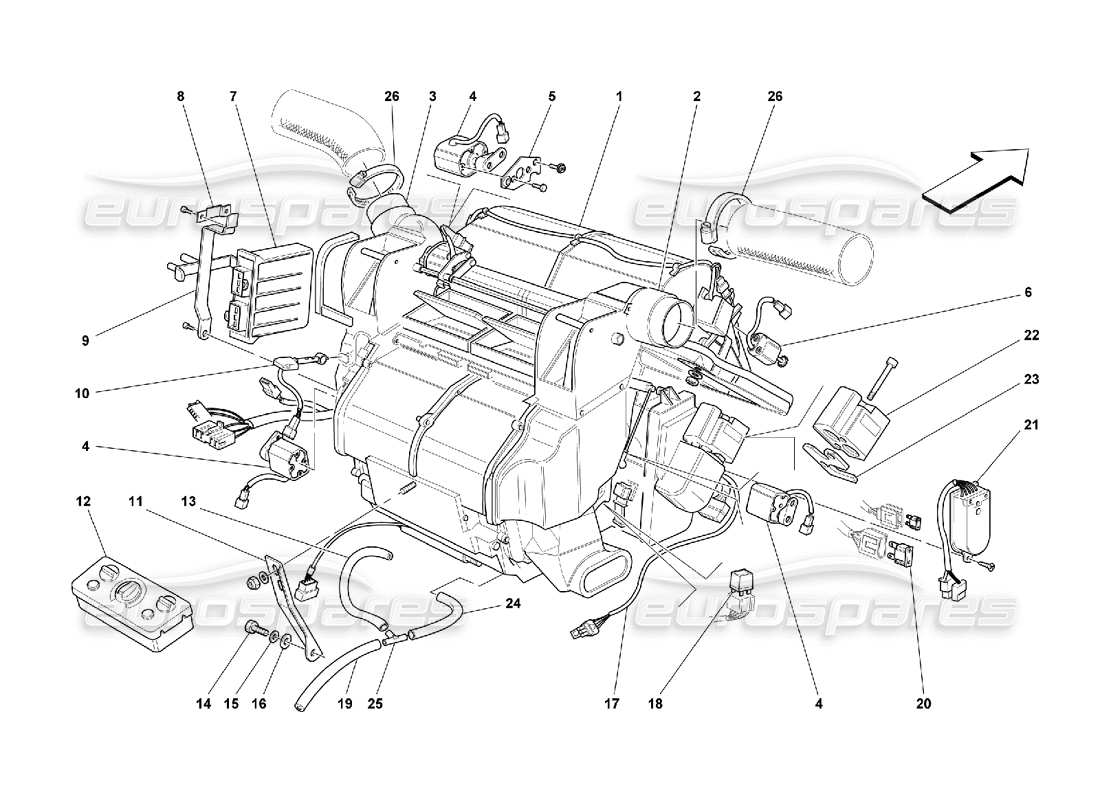 teilediagramm mit der teilenummer 64280700