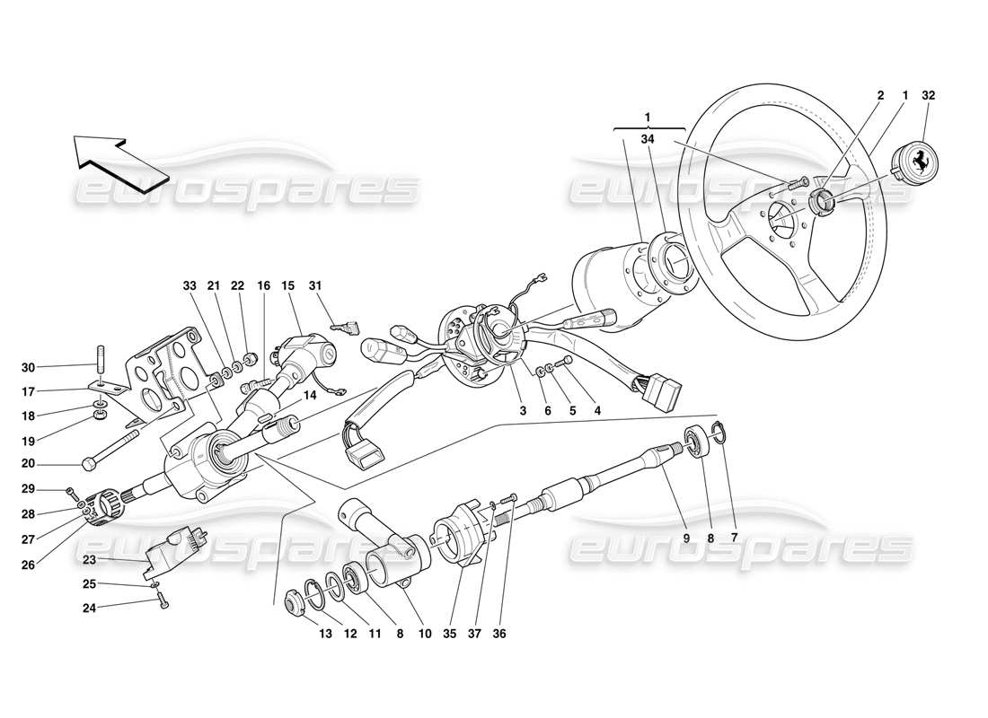 teilediagramm mit der teilenummer 64638600