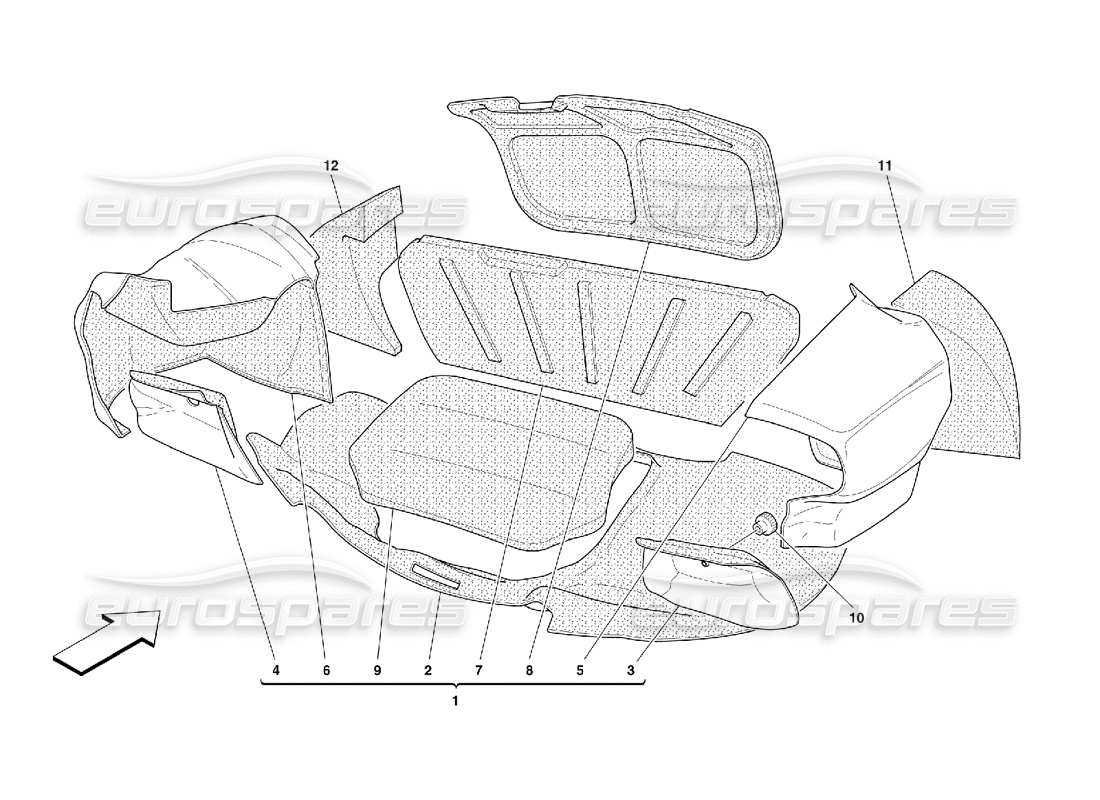 teilediagramm mit der teilenummer 65650100