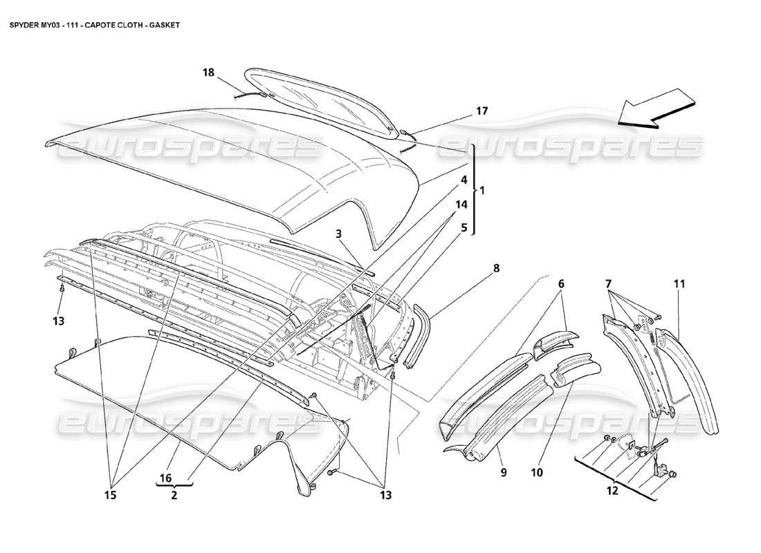 teilediagramm mit der teilenummer 66366500