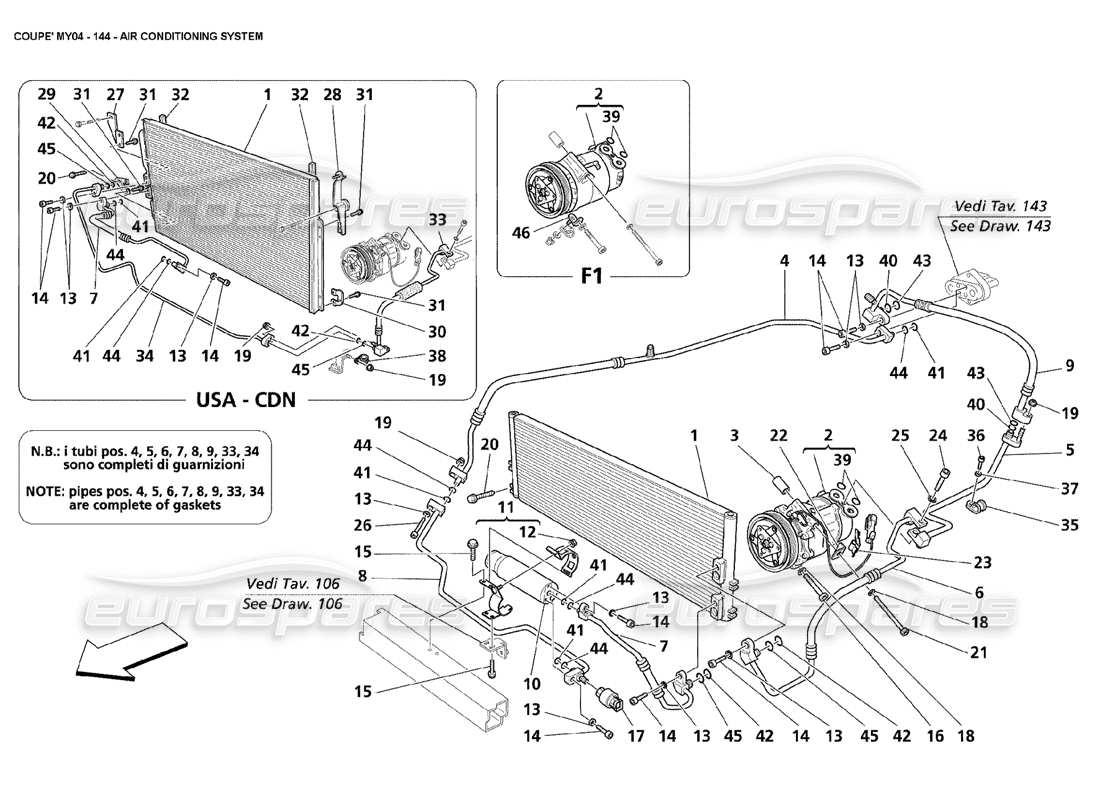 teilediagramm mit der teilenummer 67813600