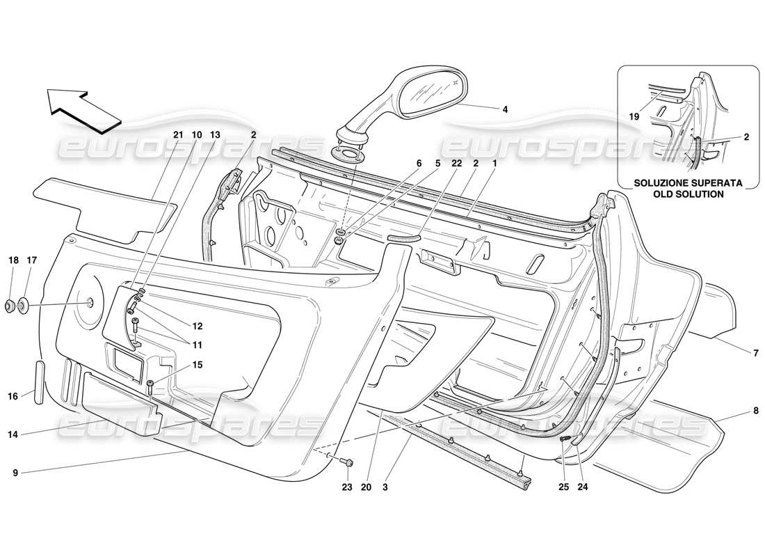 teilediagramm mit der teilenummer 64694610