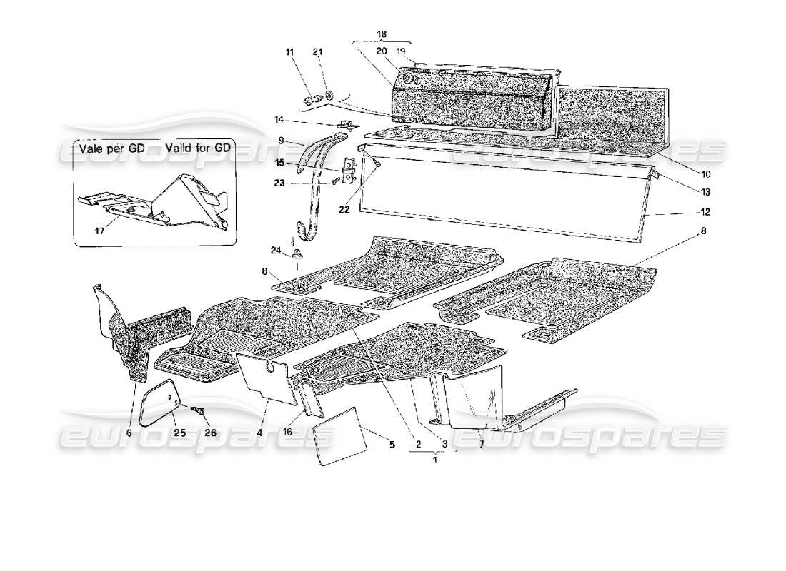 teilediagramm mit der teilenummer 63479300