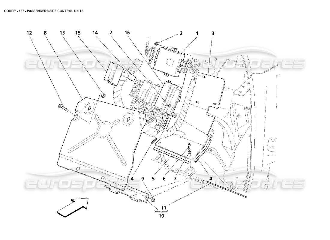 teilediagramm mit der teilenummer 66416400