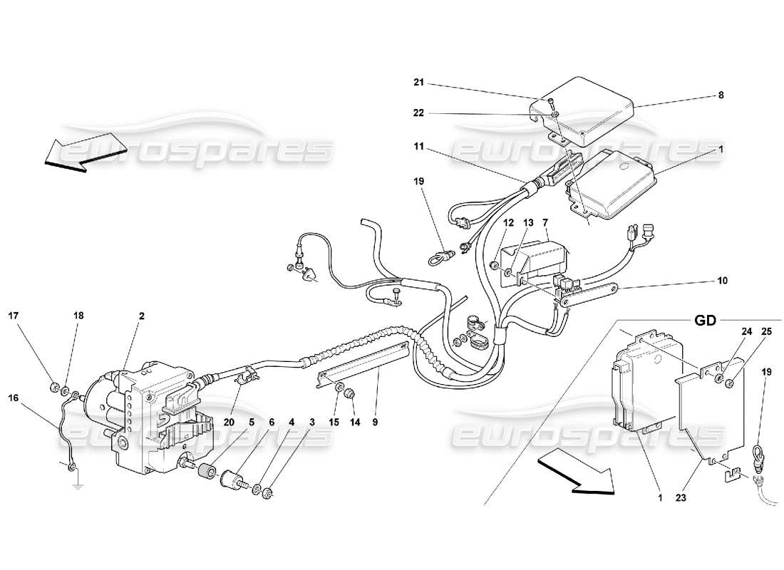 teilediagramm mit der teilenummer 164682