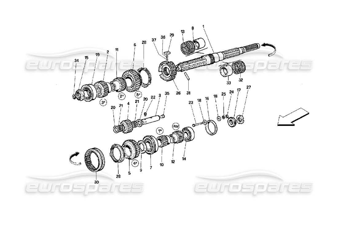 teilediagramm mit der teilenummer 104731