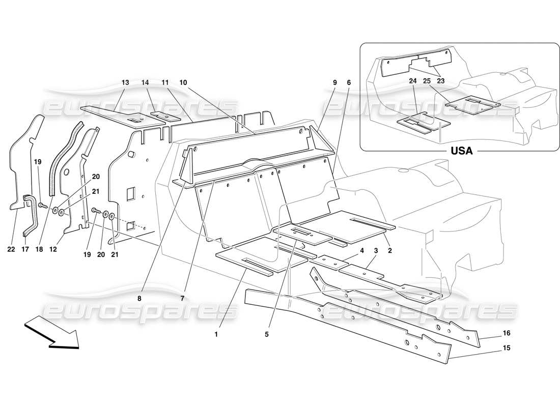 teilediagramm mit der teilenummer 64162800