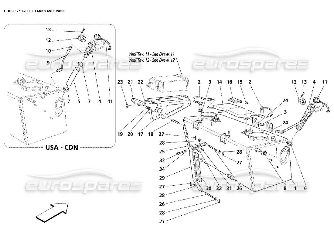 teilediagramm mit der teilenummer 12648206