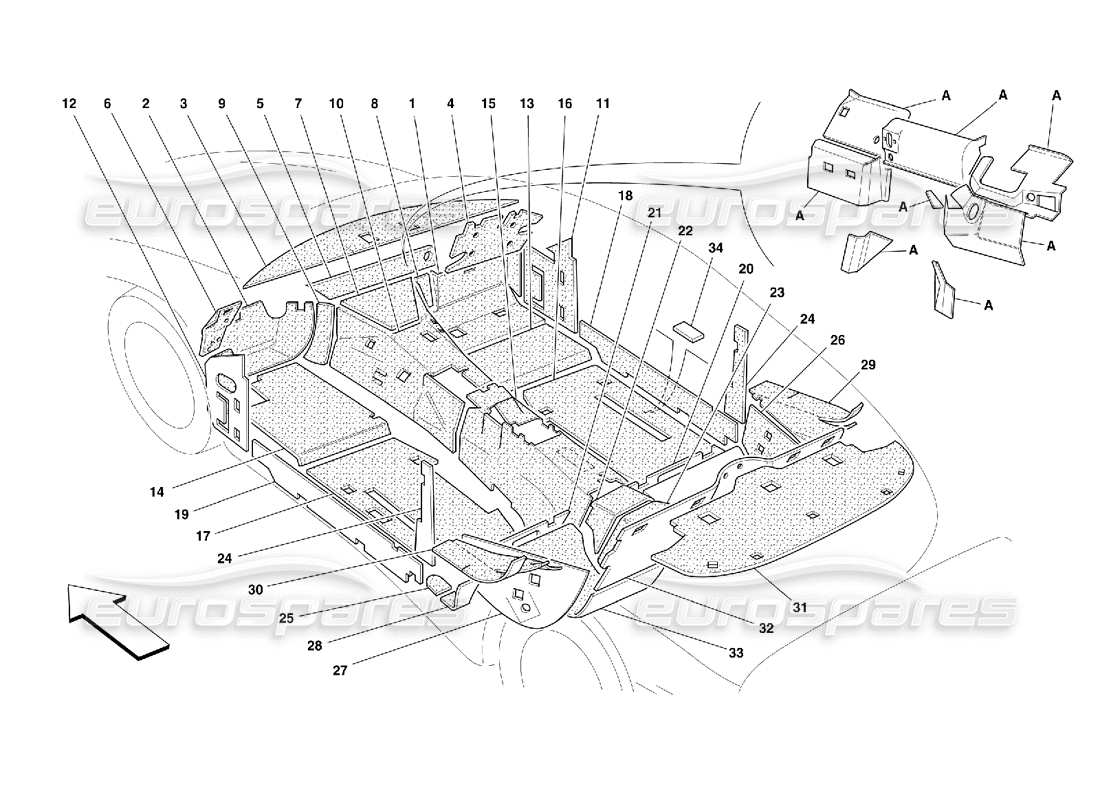 teilediagramm mit der teilenummer 65474300