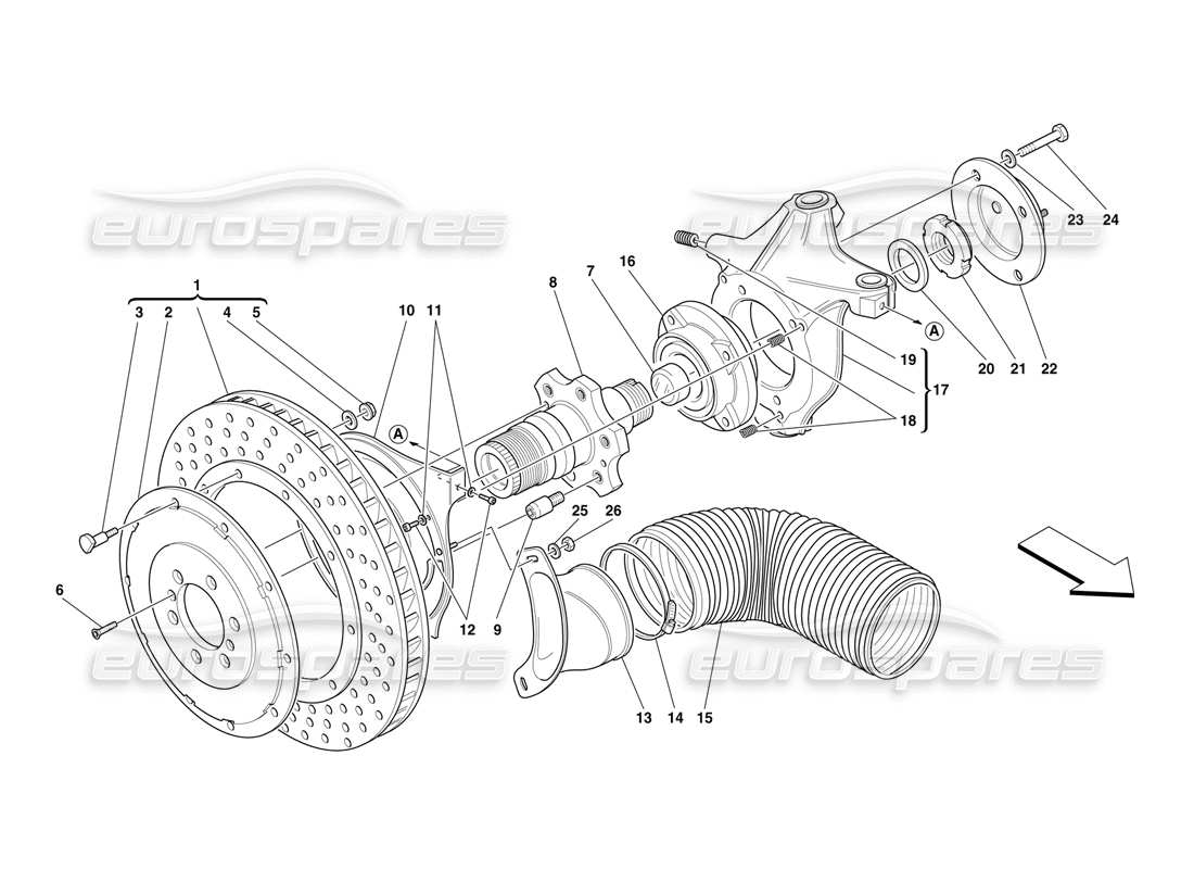 teilediagramm mit der teilenummer 167005